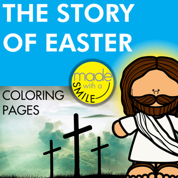 Preview of The Story of Easter - Sunday School Coloring Pages