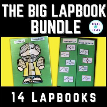 Preview of Sunday School Lap Book Bundle - All the Lap Books for One Low Price