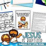 Sunday School Lessons | Jesus is Baptized Crafts and Activ