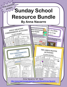 Preview of Sunday School Resource Bundle