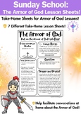 Sunday School: The Armor of God Take-Home Sheets!