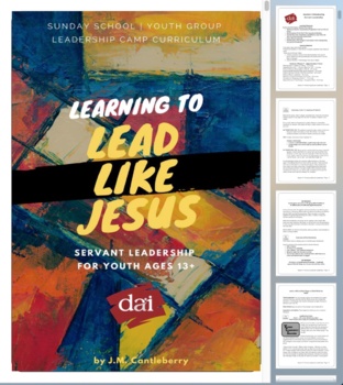 Preview of Sunday School/Youth Group Curriculum: Servant Leadership for Youth