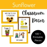 Sunflower Classroom Decor Set