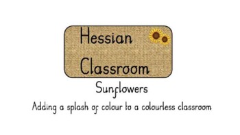 Preview of Sunflower Classroom Displays