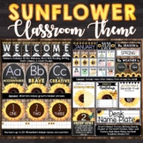 Sunflower Classroom Theme (Wooden Version)