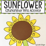 Sunflower Counting by Tens Craft {Kansas Day}