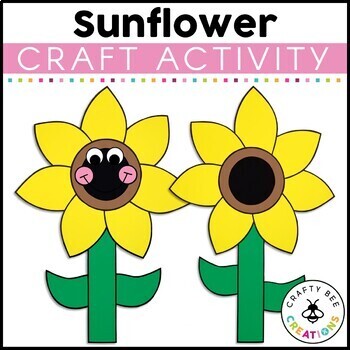 Preview of Sunflower Craft | Flower Crafts | Fall Activities | Fall Bulletin Board