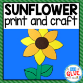 Sunflower Craft Paper Activity and Creative Writing