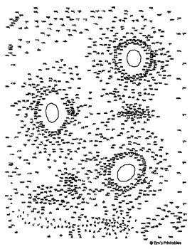 Preview of Sunflower Extreme Difficulty Dot-to-Dot / Connect the Dots PDF