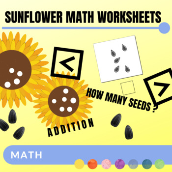 Preview of Sunflower Math Worksheet