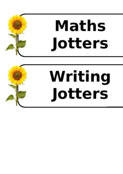 Sunflower labels