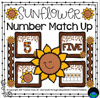 Preview of Sunflower Number Match Up
