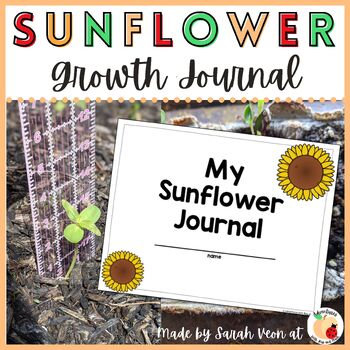 Preview of Earth Science - Sunflower Planting and Growth Journal with Biblical Integration