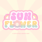 Sunflower Retro Groovy Font