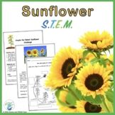 Sunflower STEM Challenge Planting, Life Cycle, Building, a