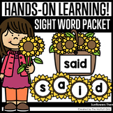 Sunflower Sight Word Packet | Fall