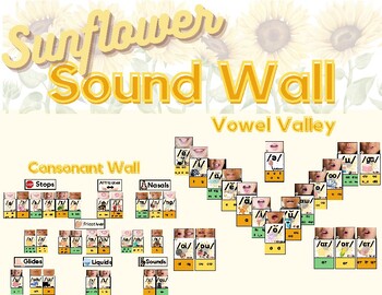 Preview of Sunflower Sound Wall - Science of Reading