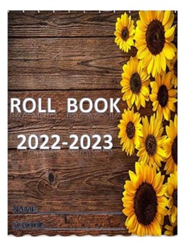 Preview of Sunflower roll book