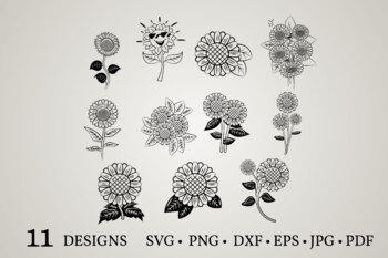 Free Free 327 Vector Black Flower Svg SVG PNG EPS DXF File