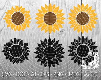 Free Free 193 Realistic Sunflower Cricut Sunflower Svg SVG PNG EPS DXF File