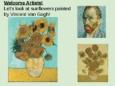 Sunflowers with Van Gogh PPT