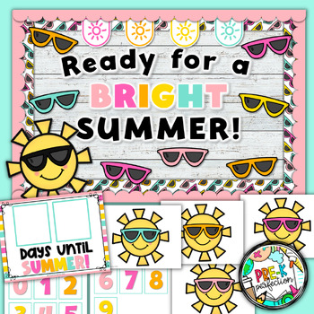 Sunglasses Bulletin Board | Summer Decor | Ready for a Bright Summer!