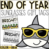 Sunglasses End of Year Gift Tag for Students Gift - Attach