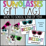 Sunglasses End of Year Gift Tag