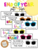 Sunglasses Gift Tag: End of Year *Personalize it!