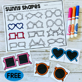 Sunglasses Shape Match - Shape Match - Shapes Practice - M