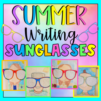 Preview of Sunglasses Summer Writing Activity