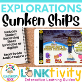 Sunken Ships LINKtivity® (Fast Finisher, Fun Friday, Sub Plans)