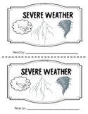 Sunlight & Weather Emergent Reader:  Severe Weather