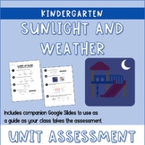 Sunlight and Weather Kindergarten Unit Assessment for Ampl