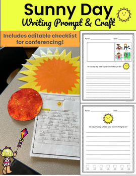 Preview of Sunny Day Writing & Craft