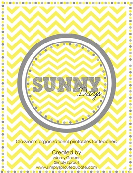 Preview of Sunny Days Pennant Banners for bulletin boards and classroom banners