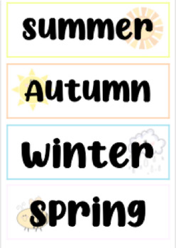 Preview of Sunny Sunshine Calendar Display