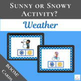 Sunny or Snow Activity?  with Boom Cards™ | Digital