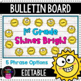 Suns Summer Bulletin Board Craft - [EDITABLE]