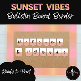 Sunset Bulletin Board Border | SUNSET VIBES COLLECTION