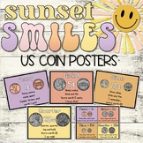 Sunset Smiles Classroom Decor | US Coin Posters