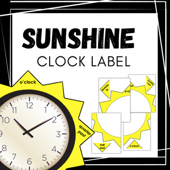 Preview of Sunshine Clock Labels