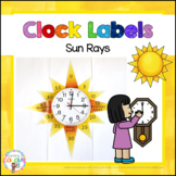 Sunshine Clock Labels