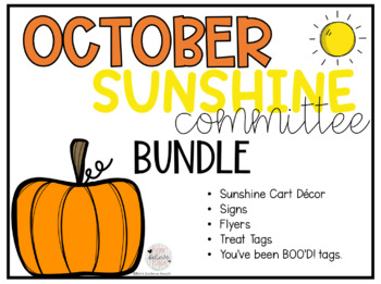 Preview of Sunshine Committee: October Bundle