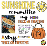 Sunshine Committee Staff Trick or Treating