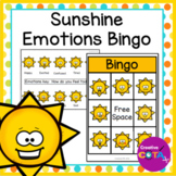Summer Sunshine Activity Emotion Bingo