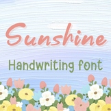 Sunshine - Handwriting font