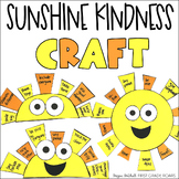 Sunshine Kindness Back to School Craft & Writing August & 