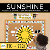 Sunshine Message Board for Creative Curriculum Intentional