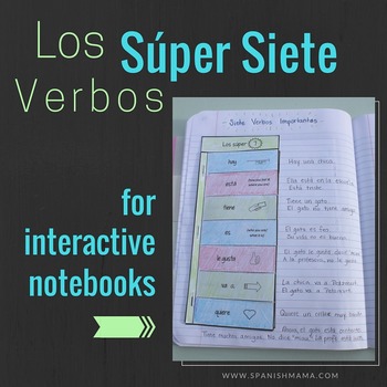 Preview of High Frequency Verbs for Interactive Notebooks